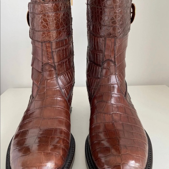 CAPORICCI 573 alligator boots - Picture 6 of 12